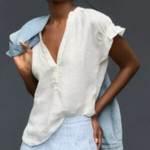 Pilcro Cream Blouse